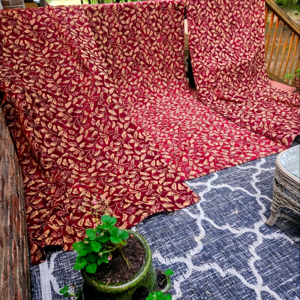 UPDATE! REMOVING NXT WK Victorian Tapestry Drapes LUXE Curtains, Heavily Lined